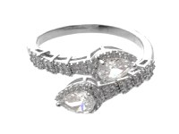 Inel ALDO argintiu, NEILLIE 973, din metal - 1