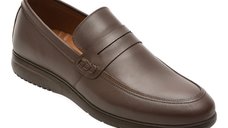Mocasini Barbati BITE THE BULLET RM121 Maro din Piele Naturala