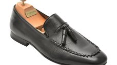 Mocasini barbati LE COLONEL 72804 negri din piele naturala