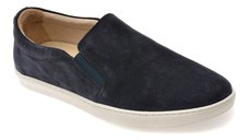 Mocasini BITE THE BULLET bleumarin, 7203, din piele intoarsa