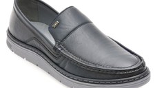 Mocasini BITE THE BULLET bleumarin, NR229E, din piele naturala