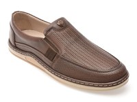 Mocasini BITE THE BULLET maro, NR2204, din piele naturala - 1