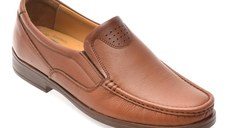 Mocasini BITE THE BULLET maro, SH4004, din piele naturala