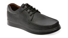 Mocasini BITE THE BULLET negri, TUR80, din piele naturala