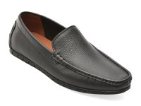 Mocasini CARIBU negri, 913961, din piele naturala - 1