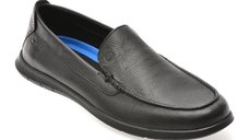 Mocasini CLARKS negri, FLEXWAY STEP, din piele naturala