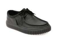 Mocasini CLARKS negri, TORHILL LO, din piele naturala - 1