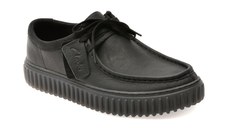 Mocasini CLARKS negri, TORHILL LO, din piele naturala