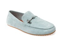 Mocasini eleganti ALDO albastri, WILBART 450, din piele intoarsa - 1