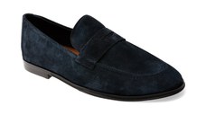 Mocasini eleganti ALDO bleumarin, JOURNEY 410, din piele intoarsa