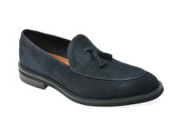 Mocasini eleganti ALDO bleumarin, PORTOS 410, din piele intoarsa - 1
