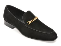 Mocasini eleganti ALDO negri, UMO 004, din piele intoarsa - 1