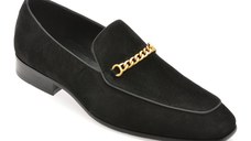 Mocasini eleganti ALDO negri, UMO 004, din piele intoarsa