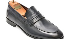 Mocasini eleganti LE COLONEL bleumarin, 63012, din piele naturala