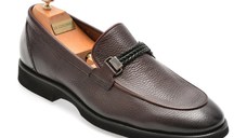 Mocasini eleganti LE COLONEL maro, 48522, din piele naturala