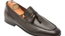 Mocasini eleganti LE COLONEL maro, 72804, din piele naturala