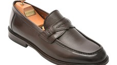 Mocasini eleganti LE COLONEL maro, 73202, din piele naturala