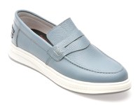 Mocasini eleganti OTTER albastri, 3751, din piele naturala - 1