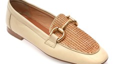 Mocasini EPICA bej, 60, din piele naturala