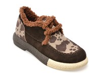 Mocasini EPICA maro, 3432647, din piele intoarsa - 1
