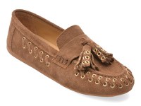 Mocasini EPICA maro, 65, din piele intoarsa - 1