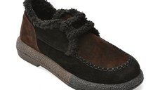 Mocasini EPICA negri, 3432647, din piele intoarsa