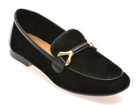 Mocasini EPICA negri, G45676, din piele intoarsa - 1