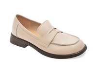 Mocasini FLAVIA PASSINI albi, 38307, din piele naturala - 1