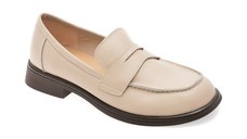 Mocasini FLAVIA PASSINI albi, 38307, din piele naturala