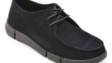 Mocasini GEOX bleumarin, U4646B, din piele intoarsa