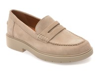 Mocasini GEOX gri, D65DKB, din piele intoarsa - 1