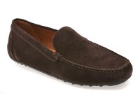 Mocasini GEOX maro, U653KC, din piele intoarsa - 1