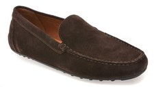Mocasini GEOX maro, U653KC, din piele intoarsa