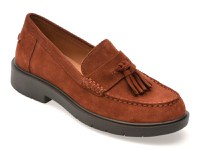 Mocasini GEOX visinii, D26QRC, din piele intoarsa - 1