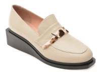 Mocasini GOLD DEER gri, 3892523, din piele naturala - 1