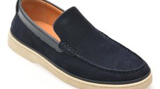 Mocasini GRYXX bleumarin, 2073, din piele naturala