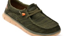 Mocasini GRYXX kaki, 40083, din material textil
