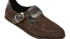 Mocasini GRYXX maro 157H451 din piele intoarsa pentru femei