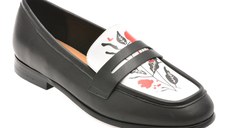 Mocasini GRYXX negri, 1169D16, din piele naturala