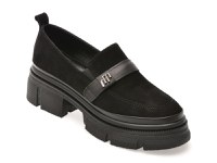 Mocasini GRYXX negri, 387340, din piele intoarsa - 1