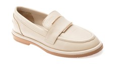 Mocasini IMAGE bej, 3774024, din piele naturala