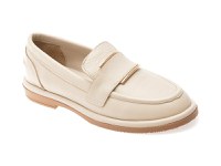 Mocasini IMAGE bej, 3774024, din piele naturala - 1
