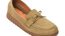 Mocasini IMAGE gri, 261007, din nabuc