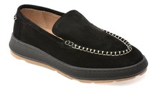 Mocasini IMAGE negri, 4221723, din piele intoarsa