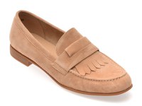 Mocasini IMAGE nude, V706C25, din piele intoarsa - 1