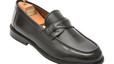 Mocasini LE COLONEL negri, 73202, din piele naturala