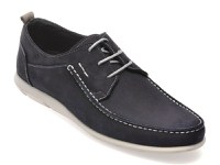 Mocasini OTTER bleumarin, 3552, din nabuc - 1