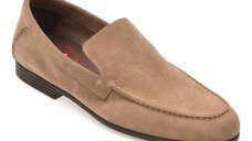 Mocasini OTTER gri, 5014, din piele intoarsa
