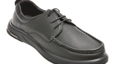 Mocasini OTTER negri, 97791, din piele naturala