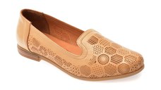 Mocasini PLANET maro, 243292, din piele naturala